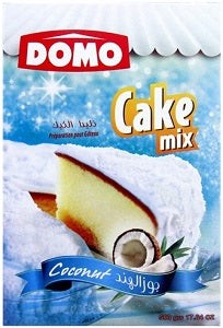 Domo Cake Mix Coconut Fla 500 G