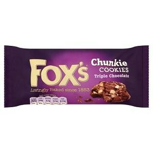 Fox Triple Chocolate Cookies
