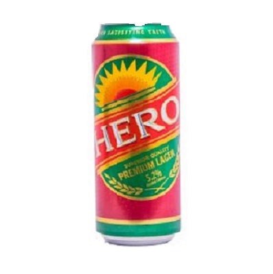 Hero Lager Beer Can