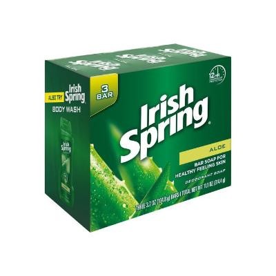 Irish Spring Aloe Soap 3in1