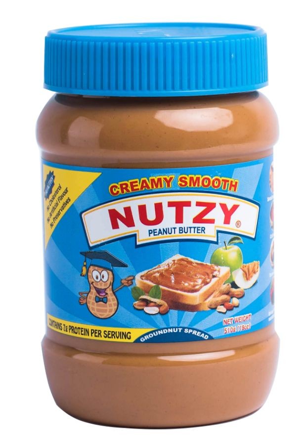 Nutzy Peanut Butter Smooth 510 G